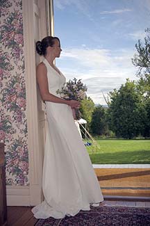 Bride at Inn at Vaucluse Springs