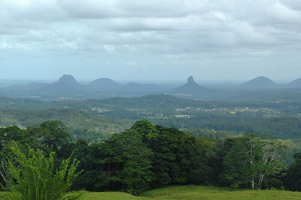 Caboolture is a great location to visit the Scenic Glass House Mountains