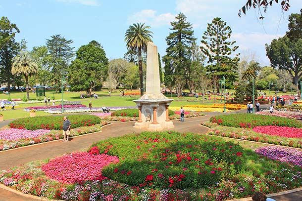 Botanic Gardens features a world class garden display during the Carnival of Flowers