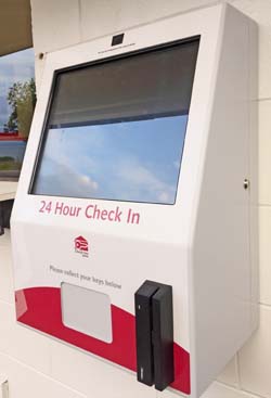 Automated 24hr Check-In Kiosk, available for customers arriving or requiring accommodation outside of normal office hours. Fast, easy and convenient!!!