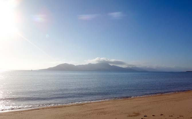 Take a stroll along the tropical beach